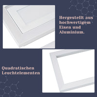 ZMH Lampada da soffitto plafoniera LED moderna 50W dimmerabile telecomando