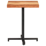Tavolino da Bistrot Quadrato 60x60x75 cm in Massello di Acacia 320276