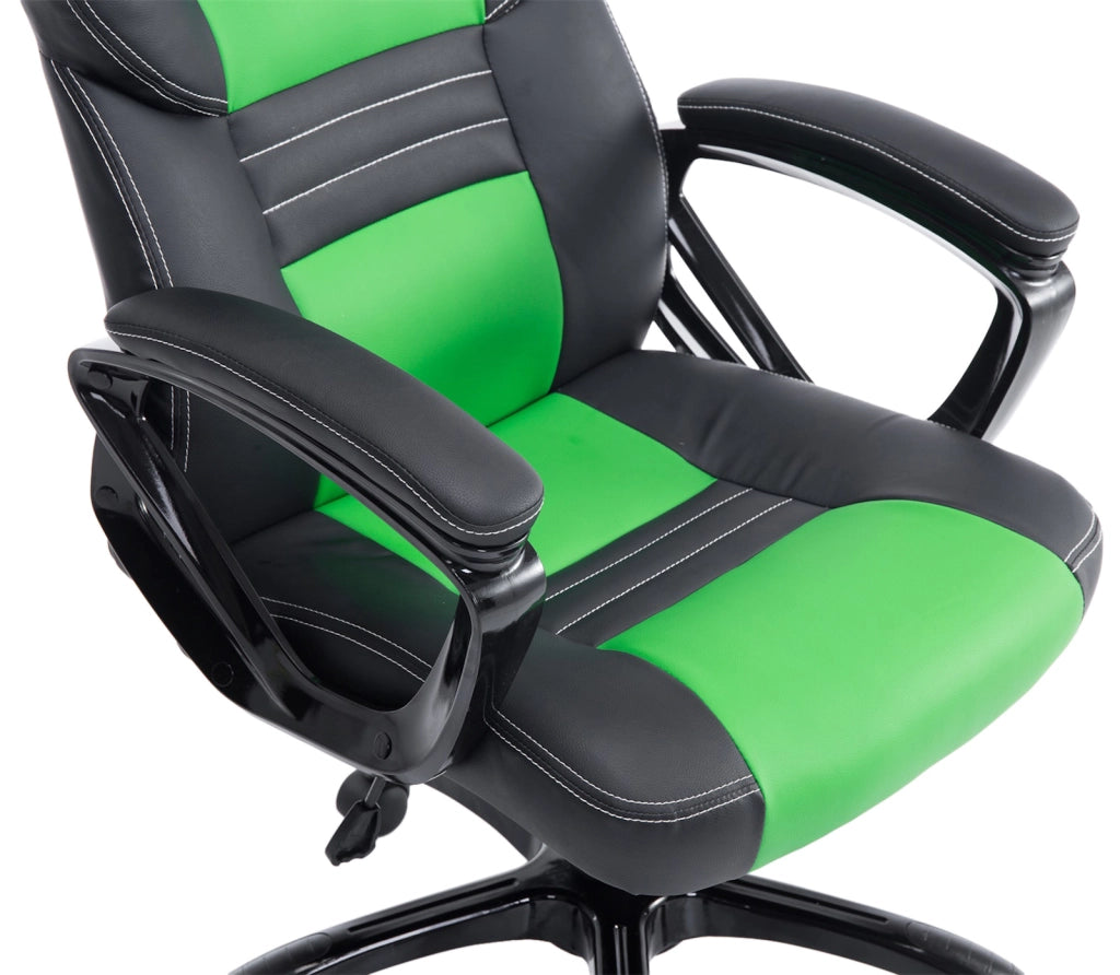 Sedia da ufficio XL Pedro Nero/verde