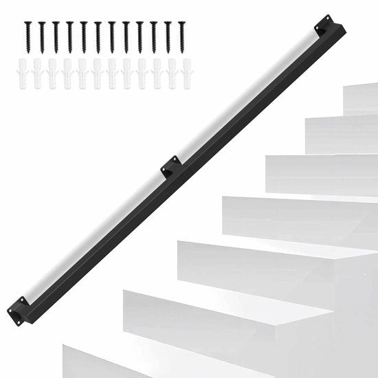 Balaustra per scala Balaustra 120 cm Balaustra per scala Interno Esterno Nero