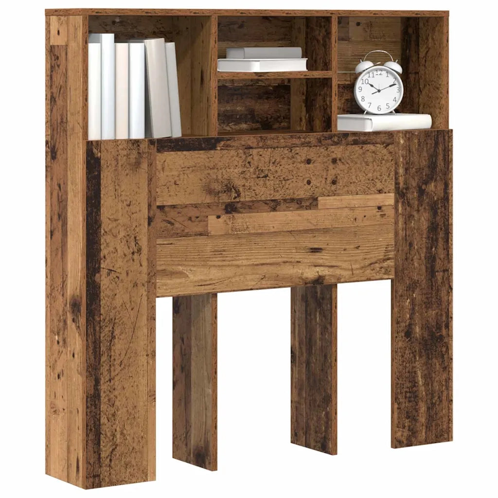 vidaXL Testata del letto Legno vecchio Legno Ingenerizzato