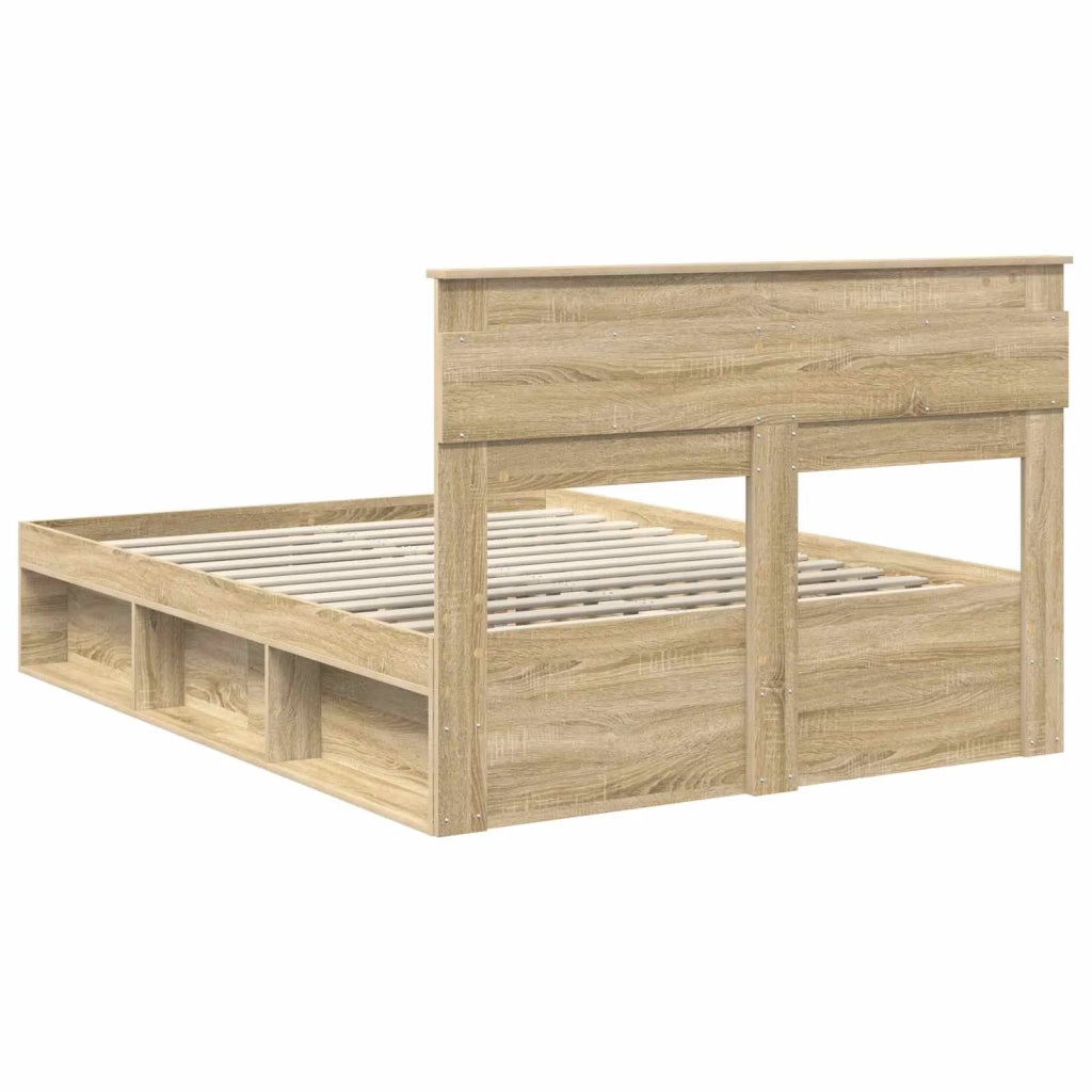 Struttura del letto Sonoma 140 x 190 cm Pino massello 3409753
