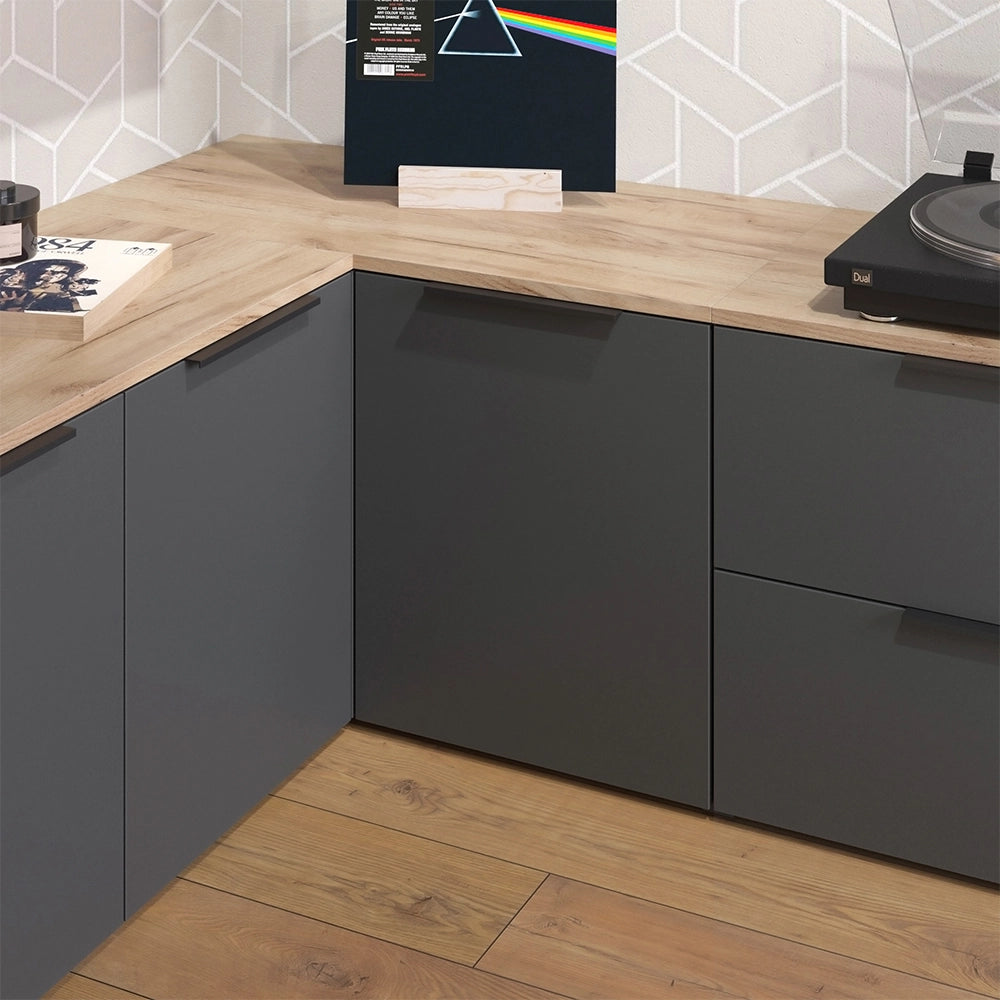 Vicco Credenza Antracite 40 x 50 cm Cassettiera ad angolo con anta