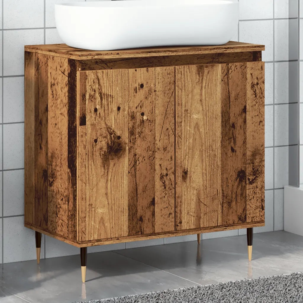 Mobile da Bagno | Armadio da bagno Legno Antico 58x33x60 cm in Truciolato