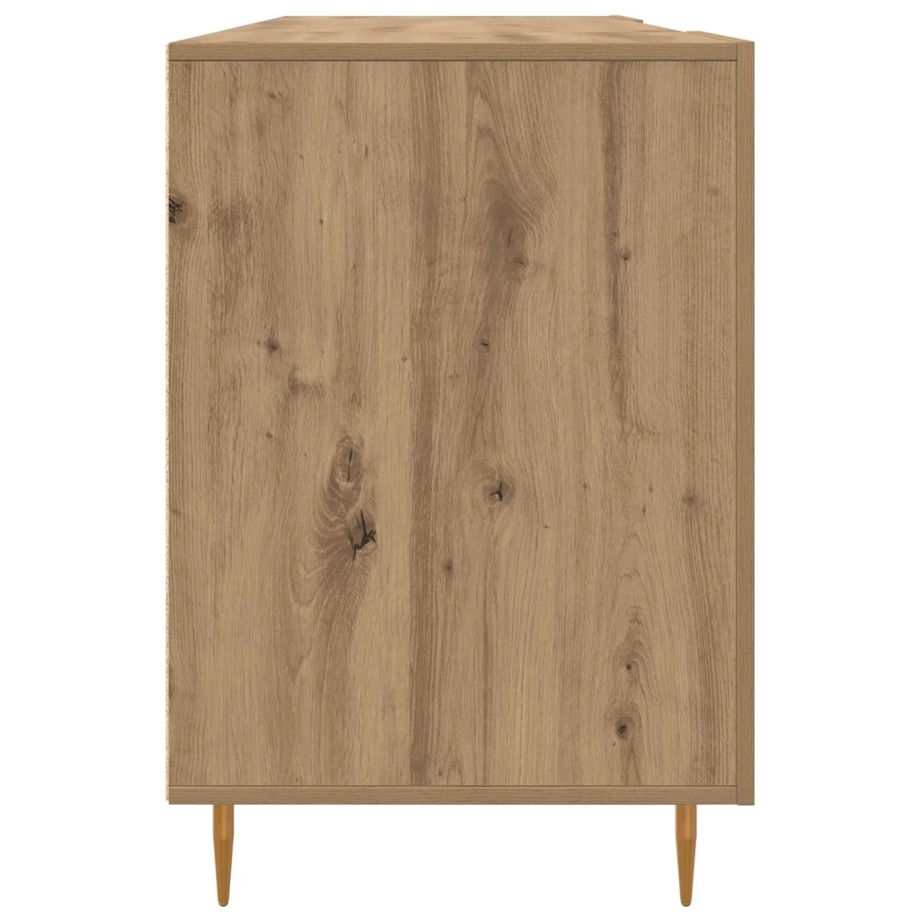 Scrivania rovere artigianale 140 x 50 x 75 cm Legno multistrato