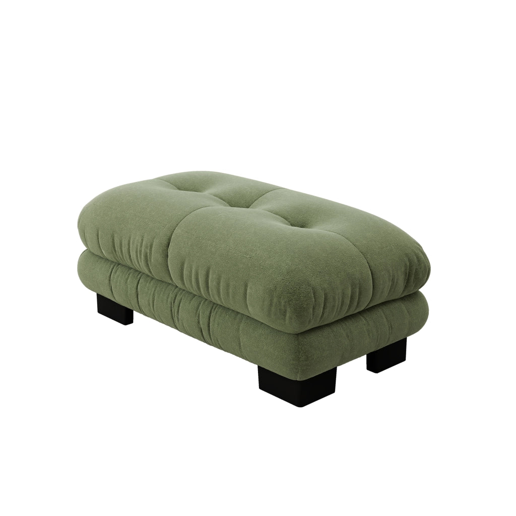 POUF Modulare Verde in Chenille