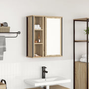 Pensile da Bagno con Specchio Rovere Sonoma 50x21x60 cm 861903