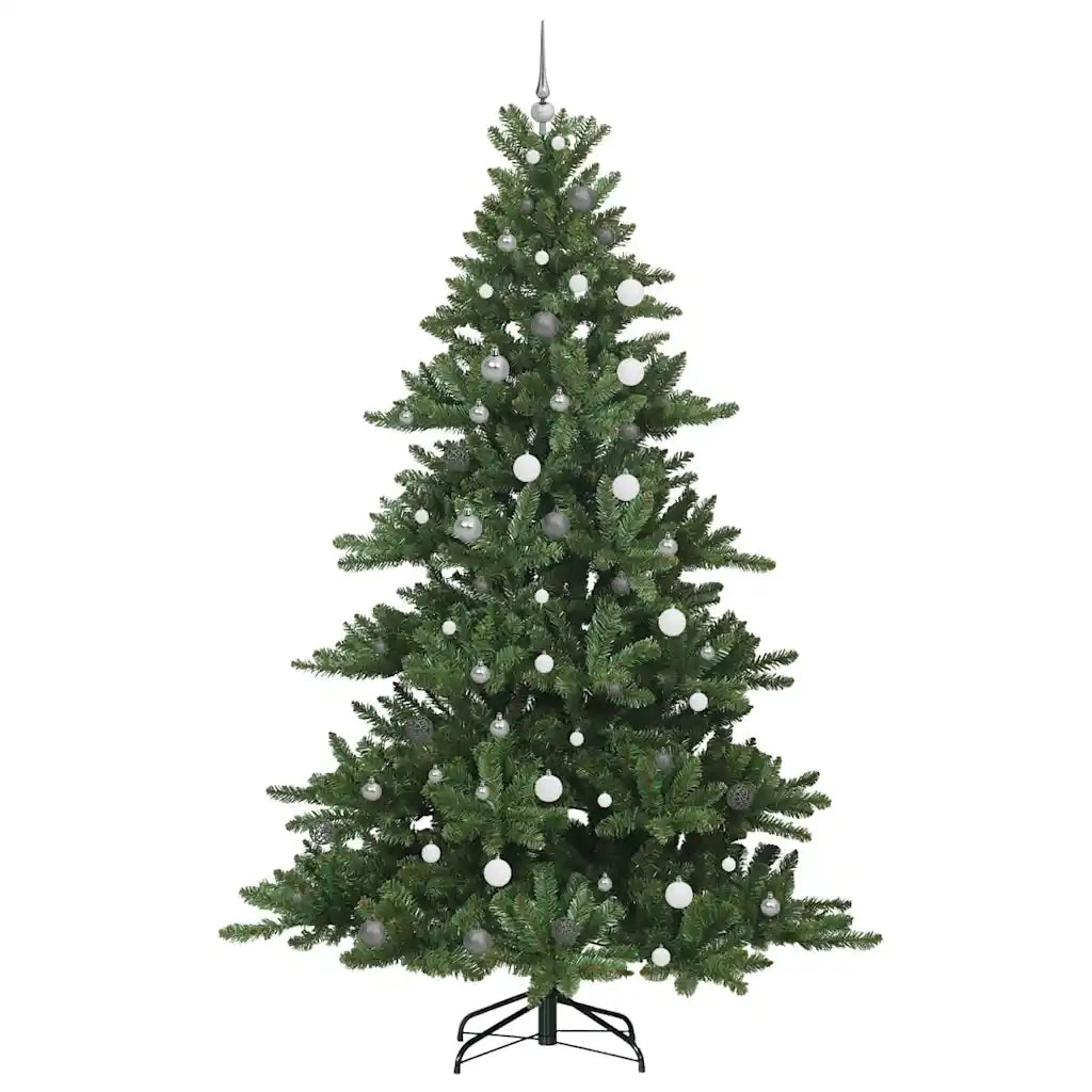 Albero di Natale Artificiale con Rami Pieghevoli Verde 240 cm 3397691