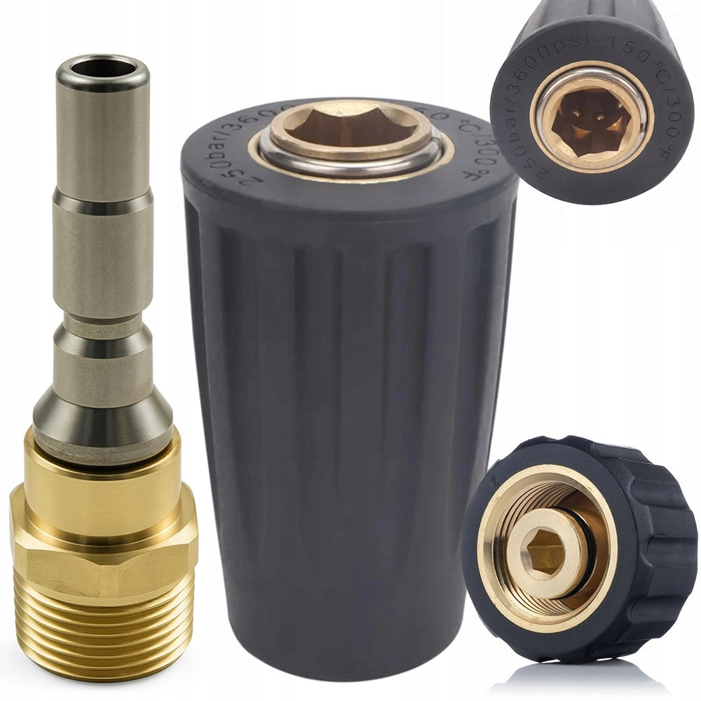 Set di Accessori QuickSet M22 – Compatibile con Idropulitrici Kärcher HD HDS | Pressione 250 Bar | Temperatura 150°C