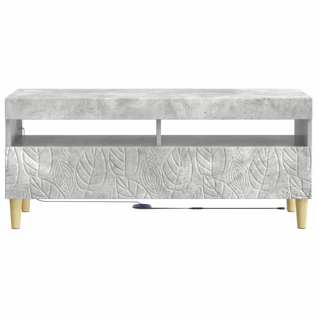 Mobile TV LED Grigio Cemento Legno ingegnerizzato 897208