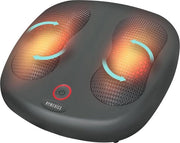 Apparecchio di massaggi Shiatsu per i piedi - Massaggio profondo con 12 teste rotanti, rilassa i muscoli tesi, trattamento per piedi freddi - Nero