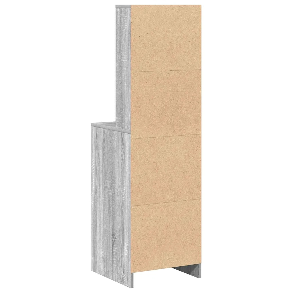 Credenza-Buffet-Armadio da cucina Grigio Sonoma 40 x 40,5 x 135 cm Legno multistrato