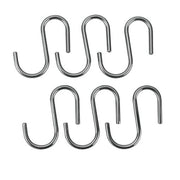 SET 6 GANCI CROMATI A "S" LONARDO
