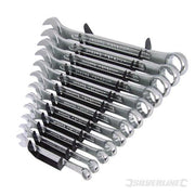 Set chiavi Silverline in acciaio temprato 12 Pezzi da 8 a 19 mm e anello esagonale 15°