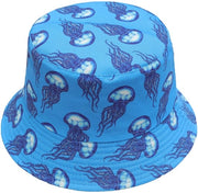 Cappello da Sole Moderno - Cappello per il Mare - Cappello da Pesca - Cappello in Canapa - Cappello con Disegno di Fiori - Altezza Cappello 7 cm - Circonferenza del Cappello 54,5-59 cm