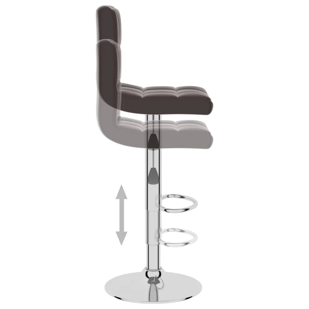 Sgabello da Bar Marrone in Similpelle cod mxl 64087
