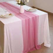 Tavolo da pranzo trasparente - 75x300cm - Tavolo da pranzo romantico - Decorazione da tavola in stile bohemien - Adatto per matrimoni, feste, docce di nozze, compleanni
