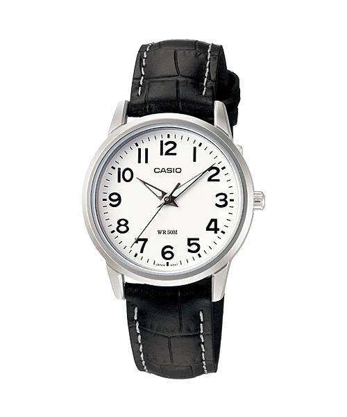 CASIO COLLECTION Mod. LADY 3H - LEATHER, WHITE