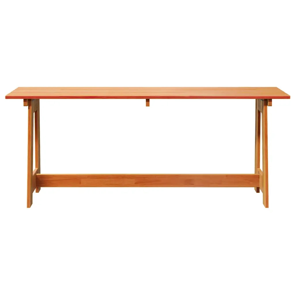Panchina da esterno | Panchina da Giardino | Panca da Giardino Marrone 119 x 37 x 47 cm Pino massello