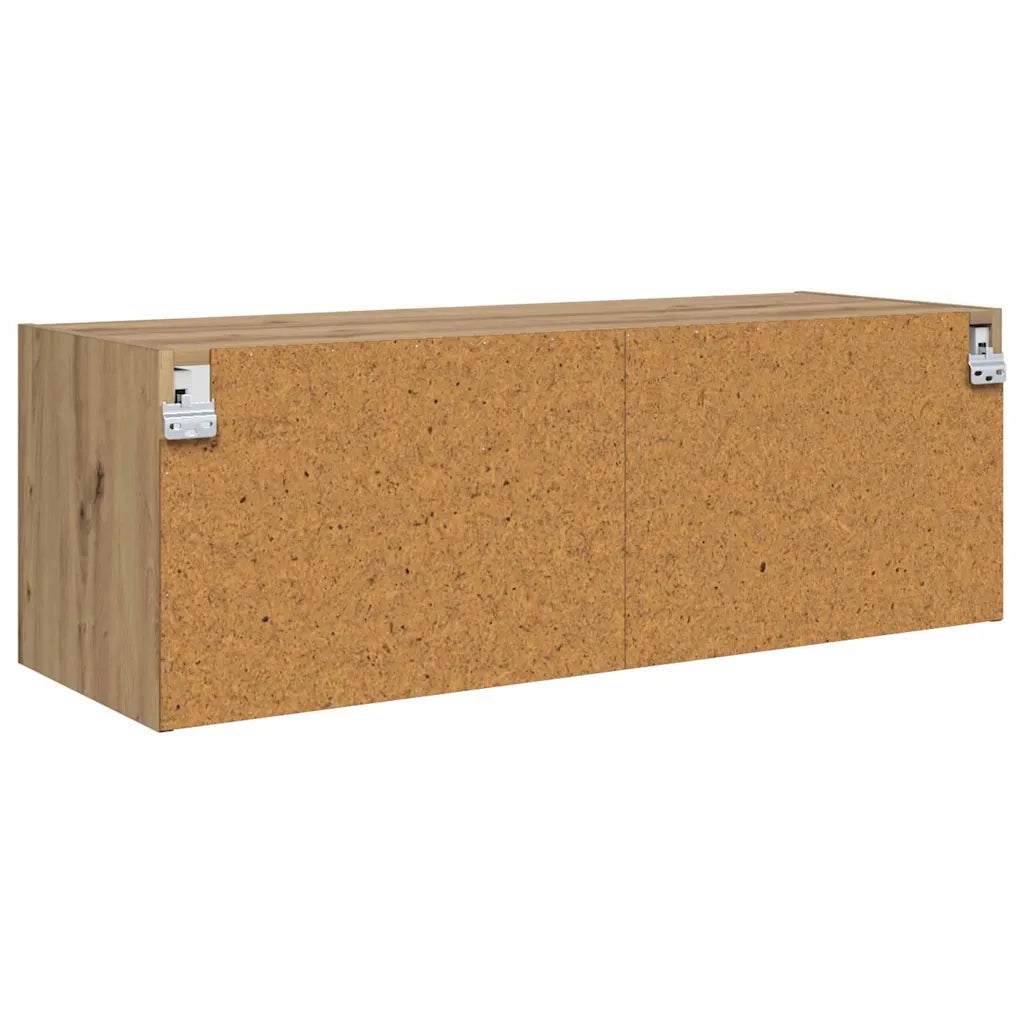 Armadietto a Muro | Mobile a Parete Rovere artigianale 102 x 37 x 35 cm