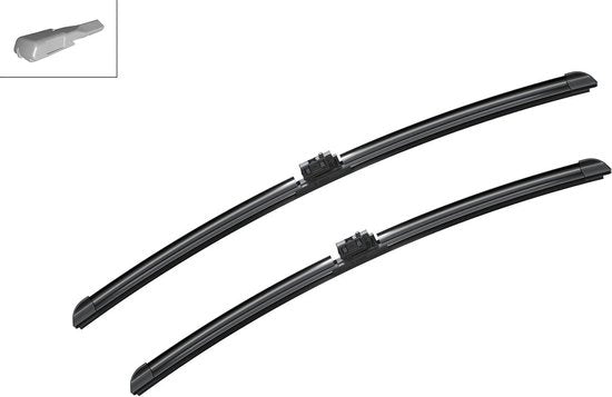 Spazzola parabrezza aero dinamico set per parabrezza anteriore lunghezza 600 mm/550 mm