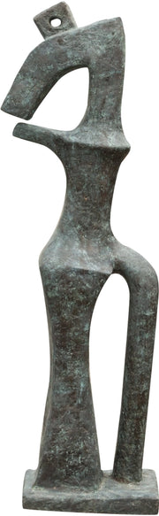 Biscottini Scultura arte moderna in fusione di bronzo L50xPR34xH175 cm dimensioni