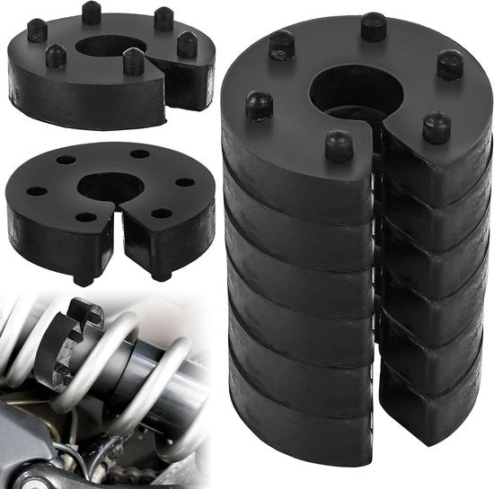 Set di 8 limitatori di svolta - 16 mm universale - posizionamento 6 volte - VA o HA - auto - limitatore di svolta - clip stick - gancio di riserva - veicoli.