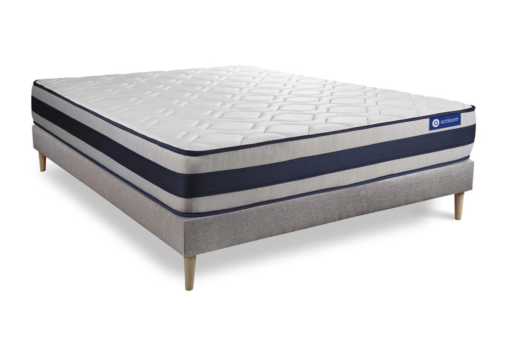 Kit rete e materasso Actilatex ergo 130x220cm - Spessore : 24cm - Lattice e memory foam - rigido