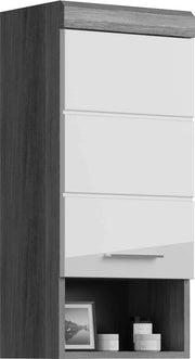 Cassettone da Parete - Arredo Bagno - Materiale Legno - Fronte Alta Luce - Corpo Rame - 37cm x 79cm x 24cm