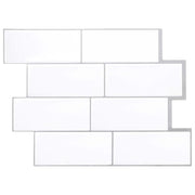 Piastrella subway 20 pcs Bianco e Grigio 29 x 21 cm