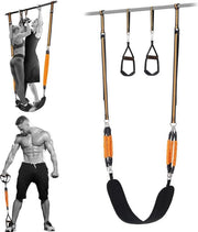 Banda di resistenza portatile per Pilates con 6 bande di 150 lbs o 250 lbs - Attrezzatura per esercizi a casa per signore e signori - Kit 3 pezzi per squat yoga con manico
