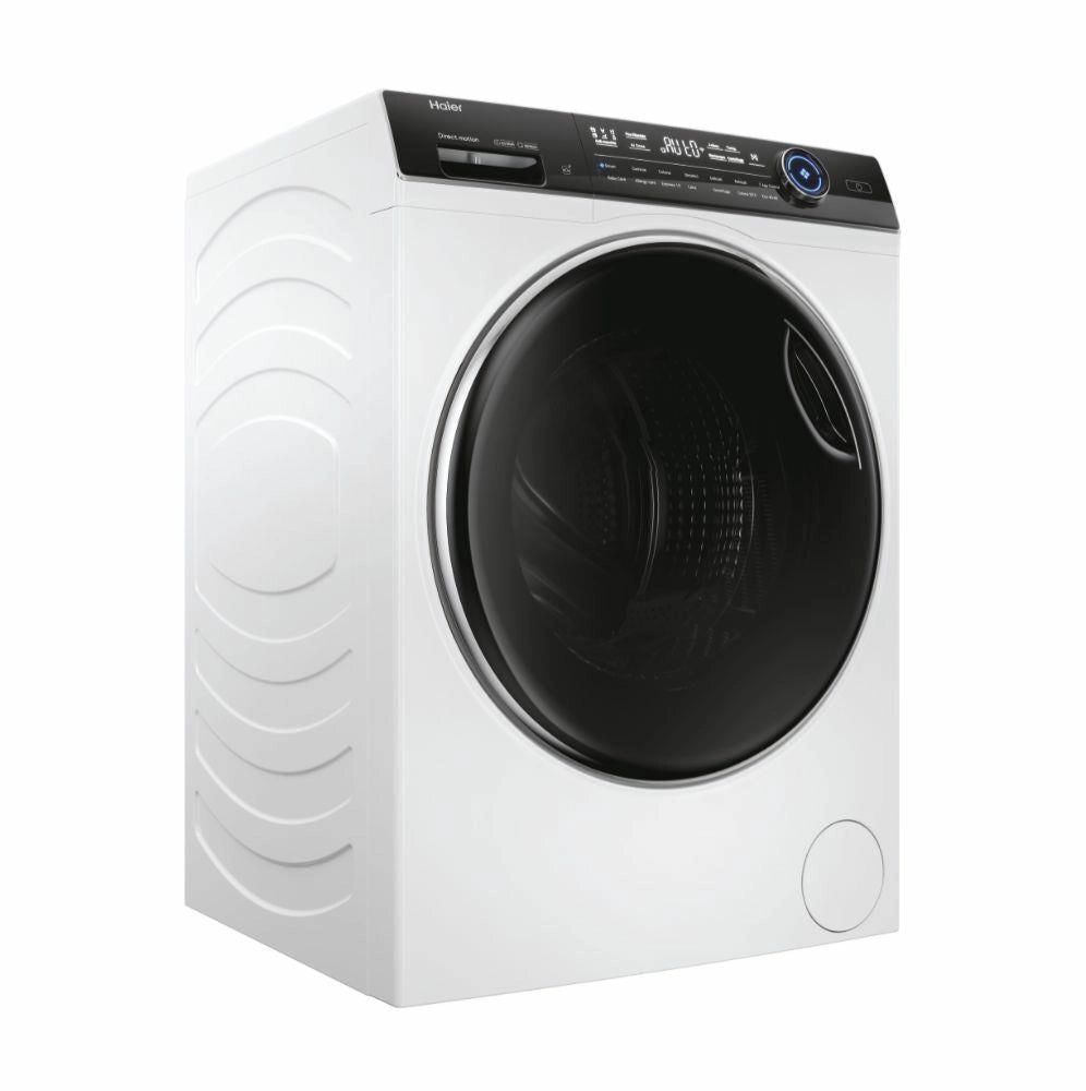 Haier I-Pro Serie 7 Plus, Lavatrice Carica Frontale 9 KG, 10% più efficente della classe A, 1400 giri, Bianco, Direct Motion, Refresh, Wi-Fi, HW90BD14979EUGIT