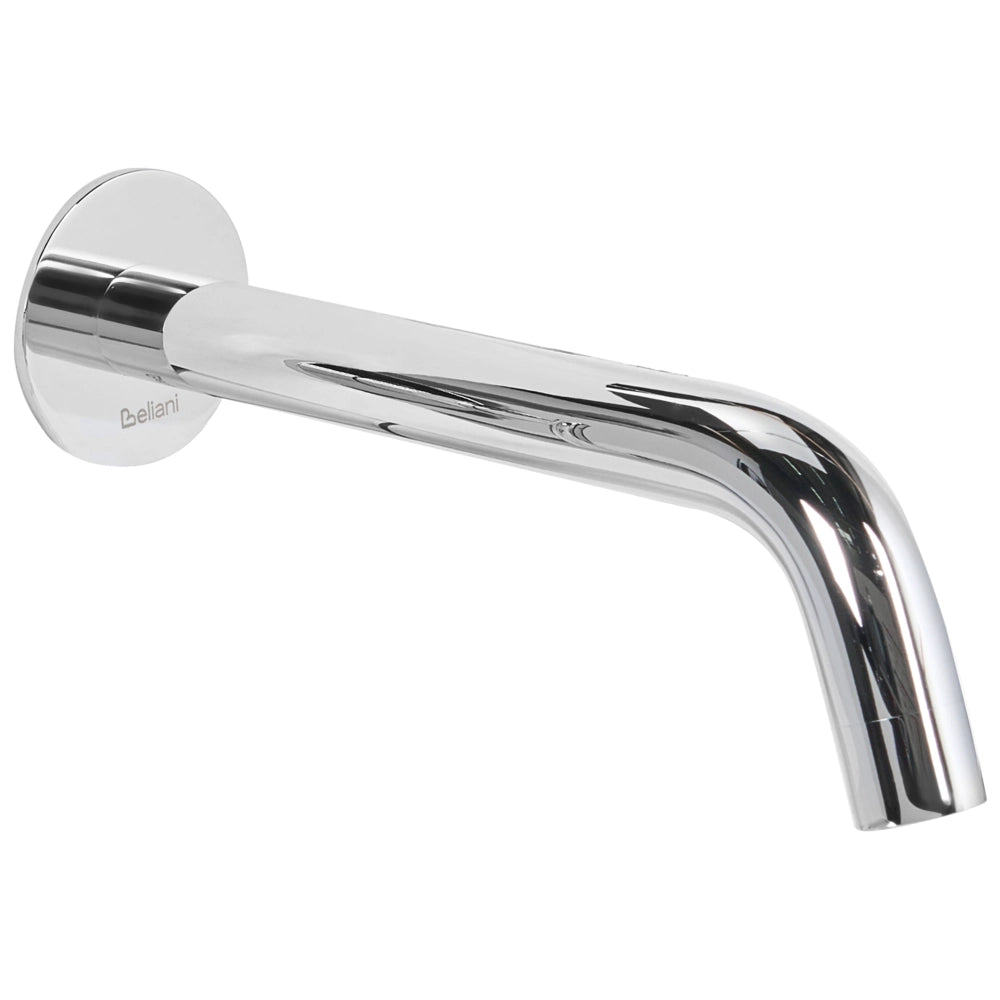 Rubinetto a doppia leva per lavabo a parete in ottone argento