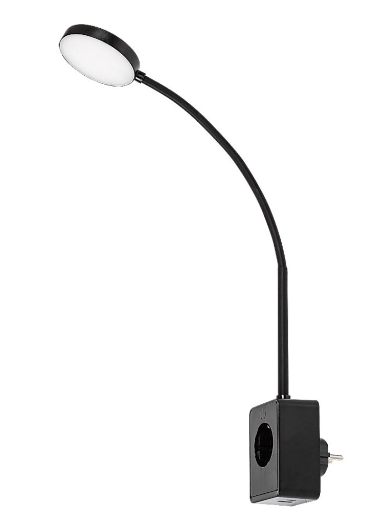 Lampada da parete LED Tivro nera Rabalux