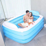Badia inflatabile per adulti - Piscina gonfiabile per interni ed esterni, comoda e duratura