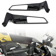 Specchietti laterali aerodinamici - migliorato visibilità - set da 2 - alluminio