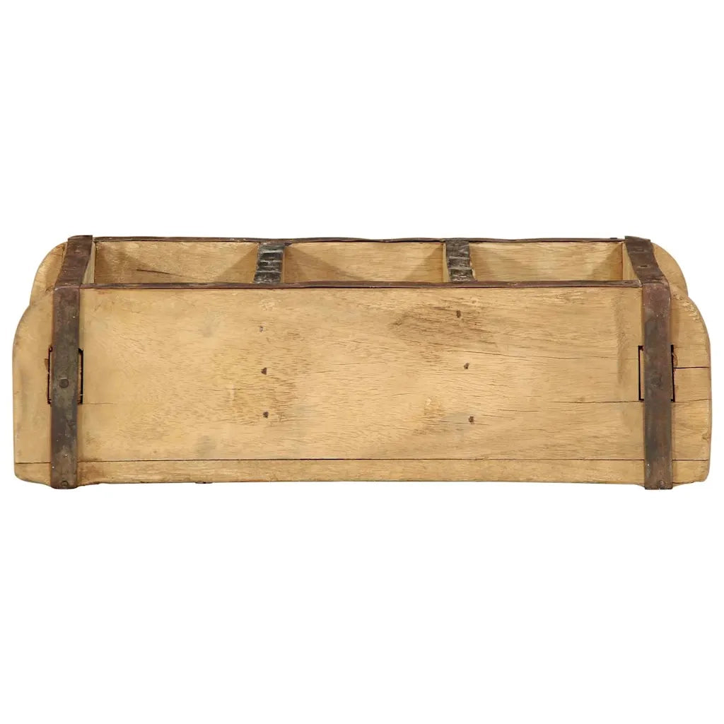 Vassoio 4 pcs Marrone 30 x 14 x 9 cm Legno Recuperato Massello 4019613