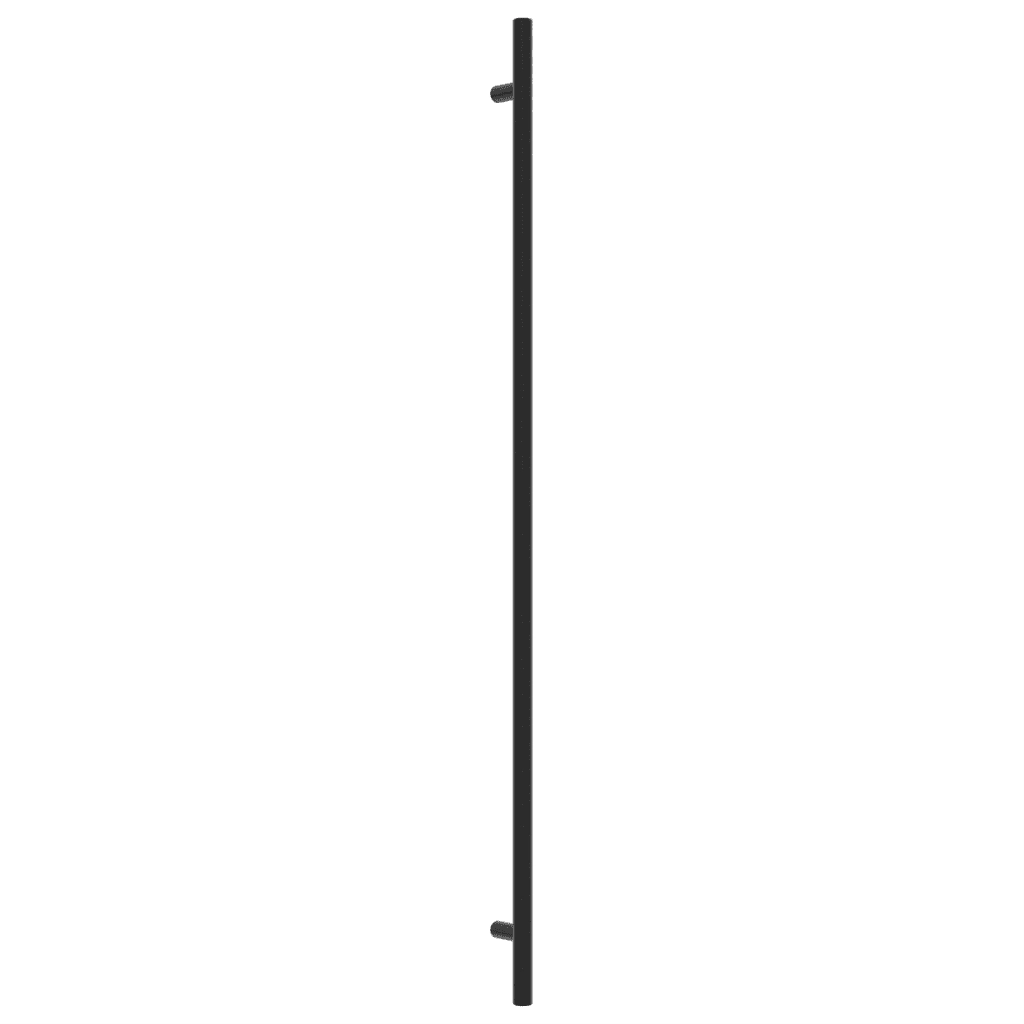 Maniglie per Mobili 20 pz Nere 480 mm in Acciaio Inox