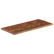 Piano Tavolo 100x70x2,5 cm Rettangolare in Massello di Recupero 371075