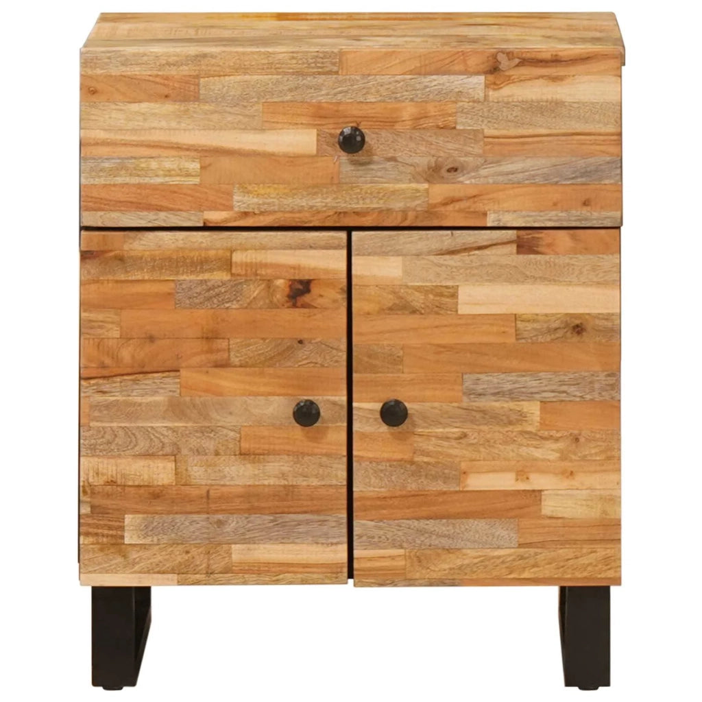 Mobiletto da Letto con cassetto Marrone 50 x 33 x 60 cm 4018307