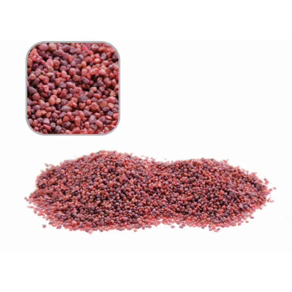 Trade Shop - Ghiaia Sabbia Quarzo Rosa Ceramizzato Per Fondale Acquario Granulometria Media -
