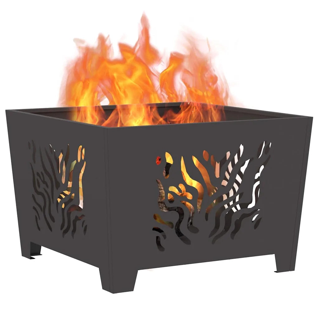 Focolare Nero 60 x 60 x 40 cm Acciaio CFW5767014