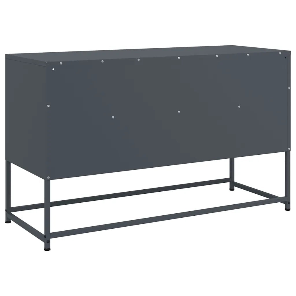 Mobile TV Antracite 100,5x39x60,5 cm in Acciaio