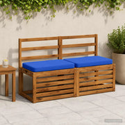 Cuscino per Panchina a 1 Pezzo VUGHT 100% Poliestere Blu Reale 951026