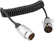 Cavo di estensione 12 V - Cavo di accoppiamento per rimorchio - 2,5 m - Plastica/Lamiera di rame - Per camion/Caravan - Massimo 1 pezzo