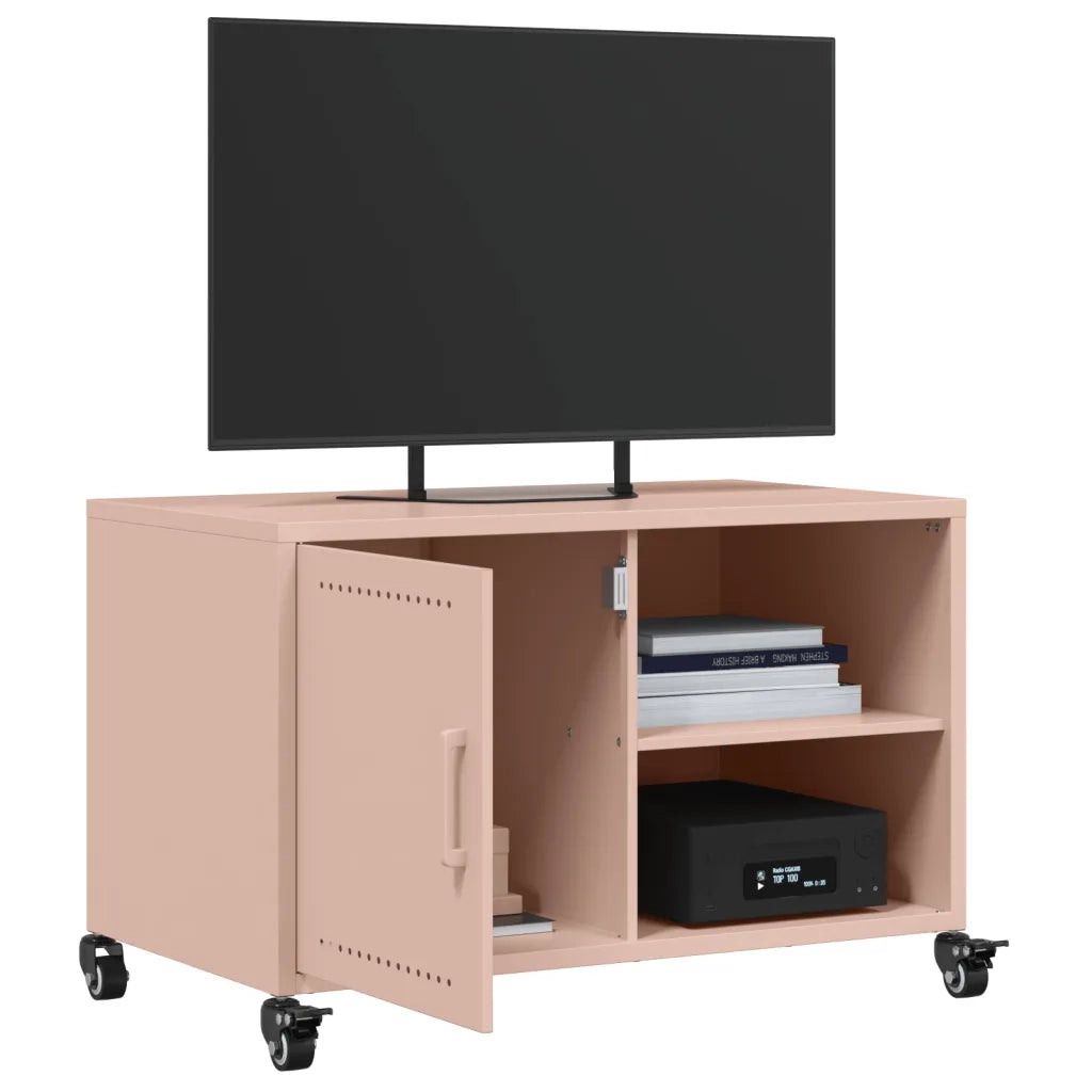 Mobile TV Rosa 68x39x43,5 cm in Acciaio 846669