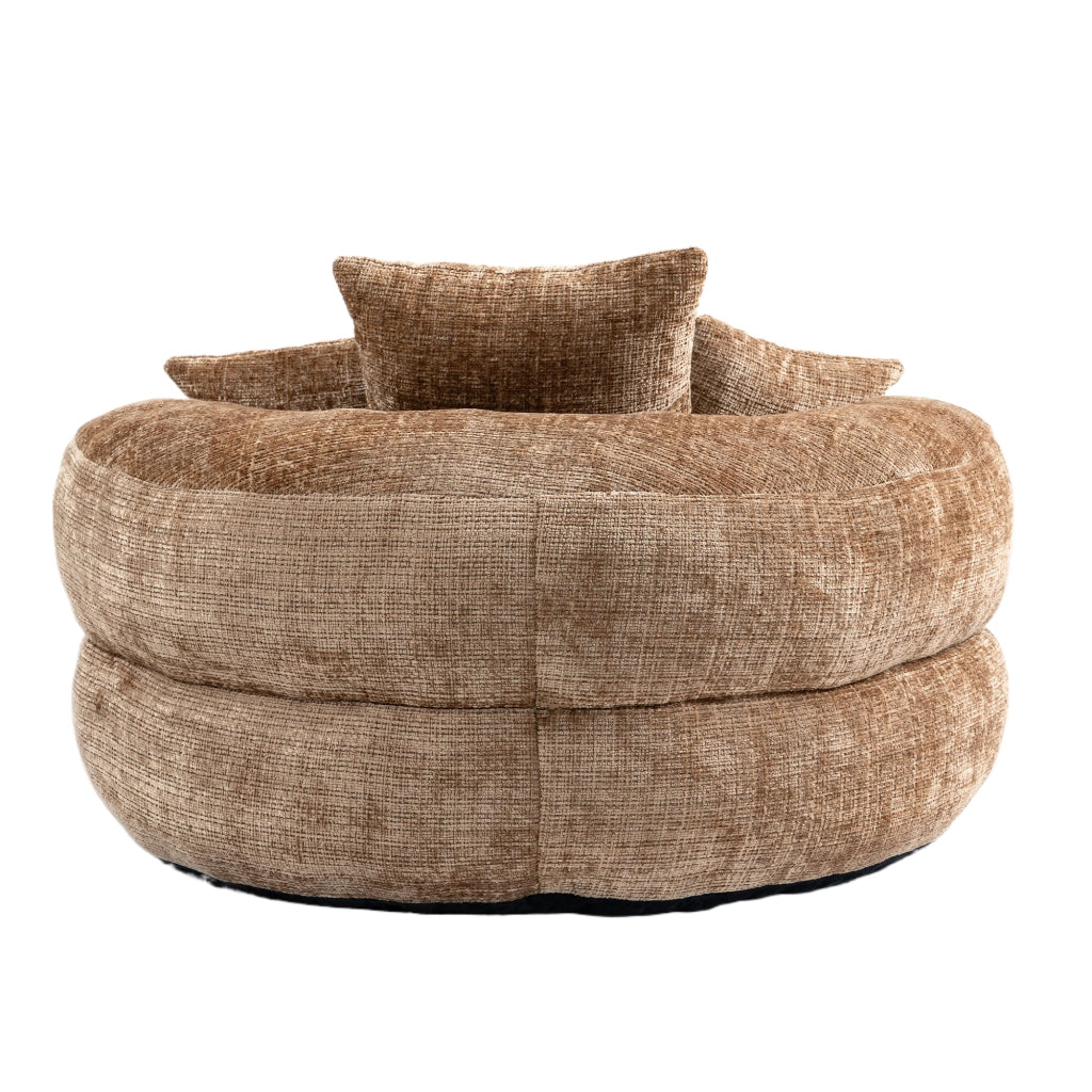 Divano Poltrona Gaming con Cuscini ¨C MINIMAL ¨C Tessuto Chenille, Singolo
