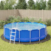 Telo Sotto Piscina Grigio Chiaro Ã˜550 cm Geotessile Poliesterecod mxl 103239