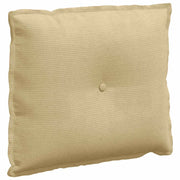 Cuscino per Schiena | Cuscino dorsale Grigio Verde 60 x 50 cm Tessuto in Cords