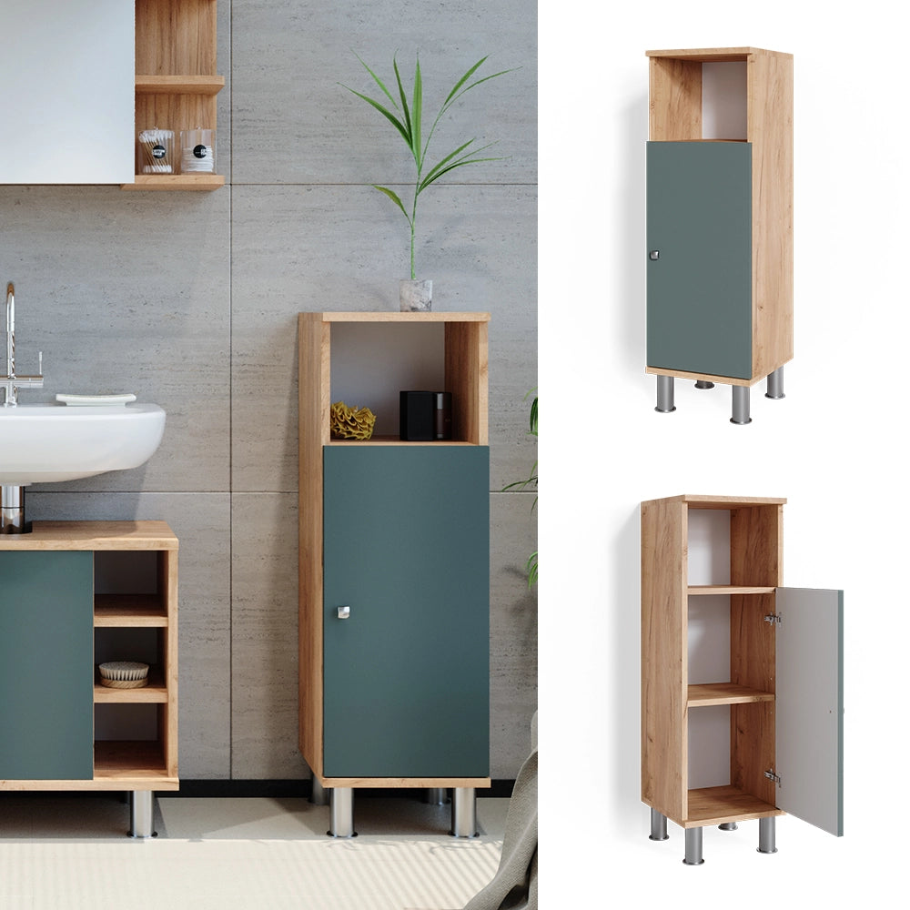 Vicco Mobiletto bagno Verde 30 x 95 cm